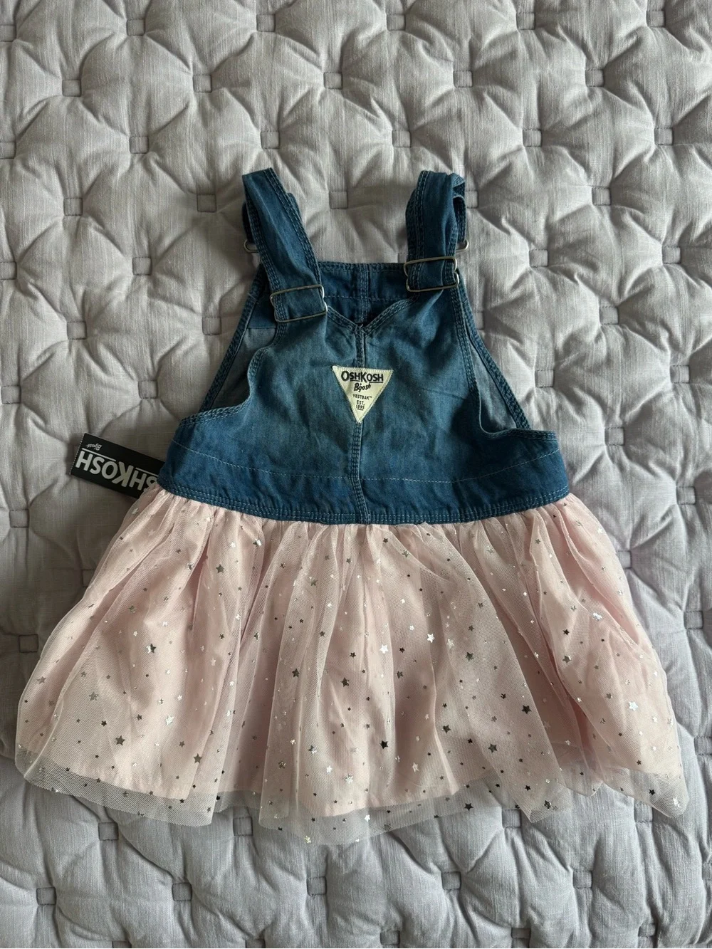 NWT OshKosh Girls' Pink Sparkle Skirt Dress
